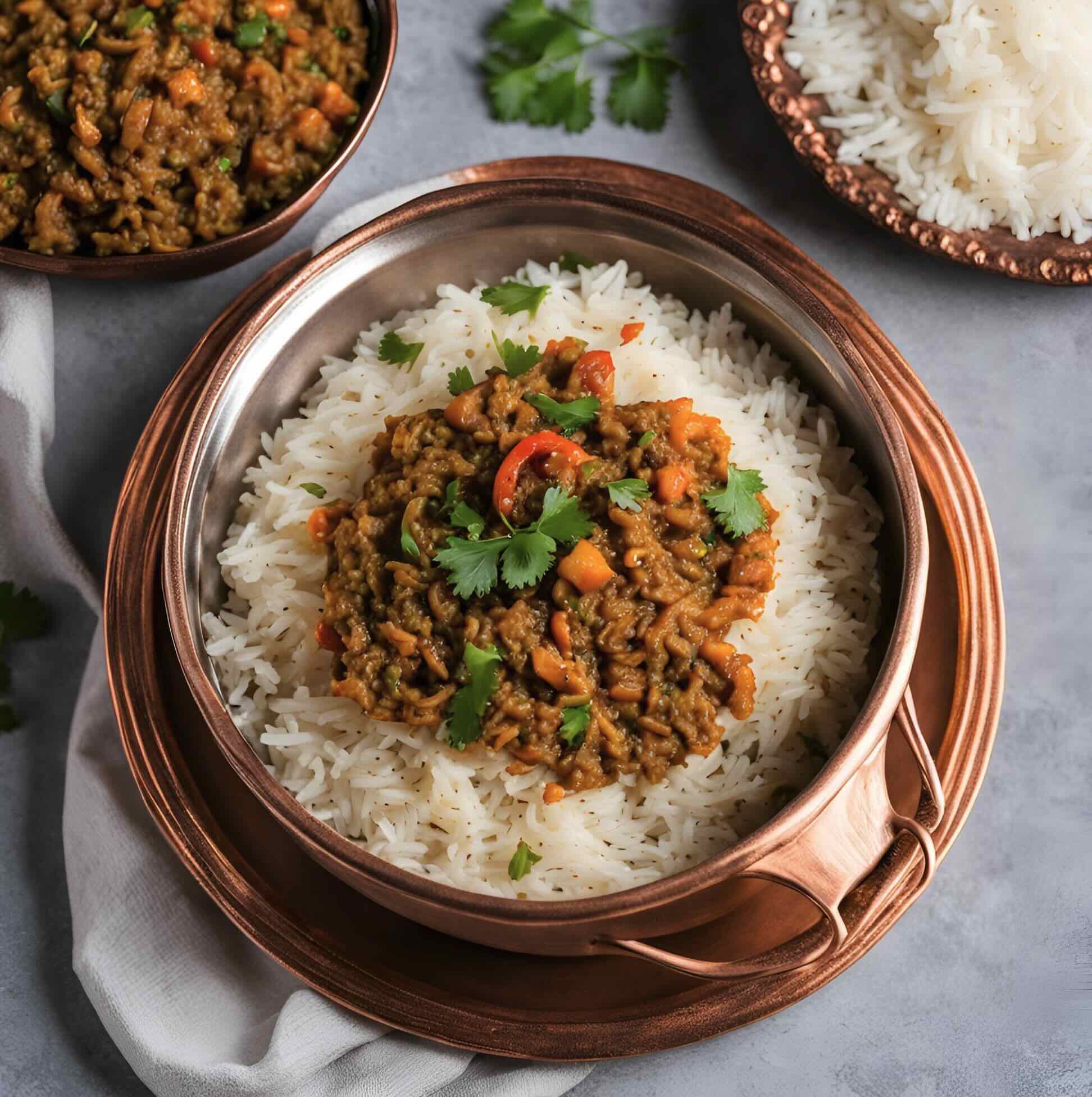 Chicken Keema Biryani