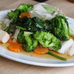 Stir-Fry Mixed Vegetable and Tofu
