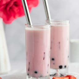 Strawberry Milk Tea (Non-Dairy)