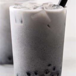 Black Sesame Milk Tea (Non-Dairy)