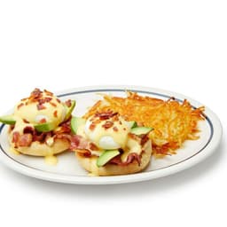 Bacon Avocado Eggs Benedict