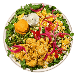 Garlicky Chicken Shawarma Bowl