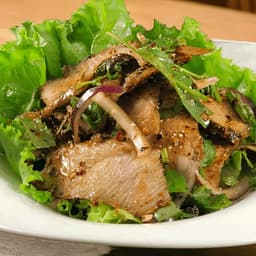Grilled Pork Shoulder Salad