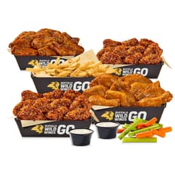 20 Boneless + 20 Traditional Wings & Fries