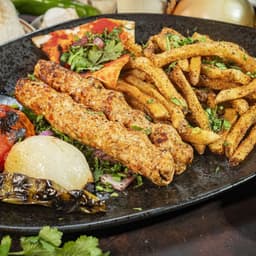 Chicken Kafta Kebab Platter
