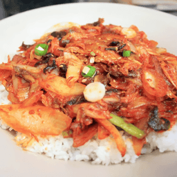 Kimchi Spicy Pork Over Rice